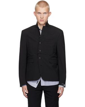 HODAKOVA Button Blazer - Black