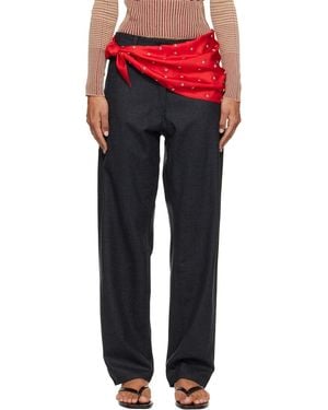 RESCHA Ssense Exclusive Chenee Trousers - Red