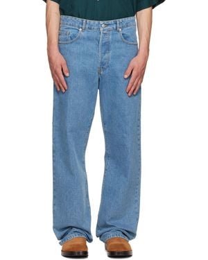 Dries Van Noten Loose Fit Jeans - Blue