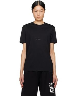Givenchy ロゴプリント Tシャツ - ブラック