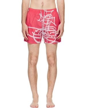 Vivienne Westwood Surf Boxer Swim Shorts - Pink