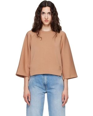 Weekend by Maxmara Tan Vasto Sweatshirt - Blue