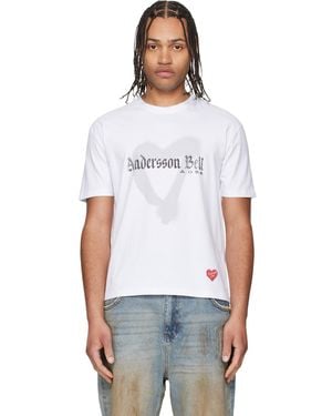 ANDERSSON BELL Essential Heart T-Shirt - White