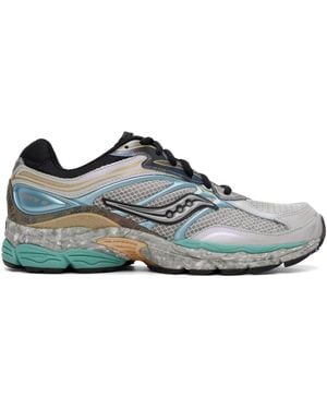 Saucony Baskets Omni 9 Multicolores À Technologie Progrid - Gris