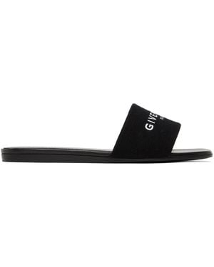 Givenchy 4G Flat Sandals - Black