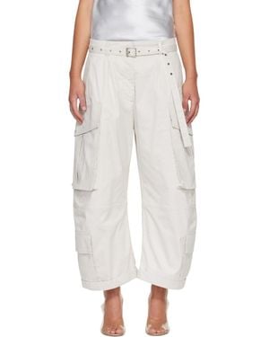 Acne Studios Belt Cargo Pants - Natural
