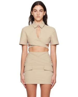Han Kjobenhavn Wrap Shirt - Natural