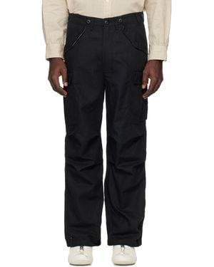 Maharishi Hemp M65 Cargo Trousers - Black