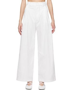 Kika Vargas Olympe Trousers - White