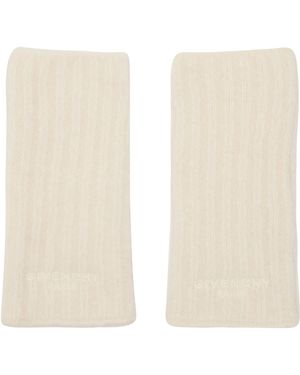 Givenchy Off- Alpaca Mittens - Natural