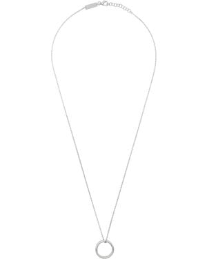 Maison Margiela Logo Reference Ring Necklace - Metallic