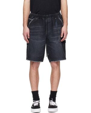 MASTERMIND WORLD Mw Duck Painter Shorts - Blue