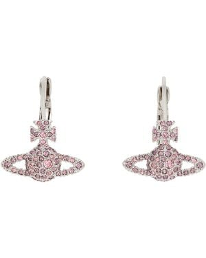 Vivienne Westwood Grace Bas Relief Earrings - Brown