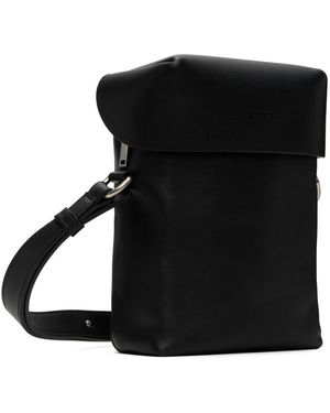 ショルダーバッグ JIL SANDER 'Lid' small crossbody bag Black セール】LID CROSSBODY SM（ショルダーバッグ）｜JIL SANDER