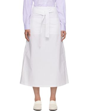 TOTEME ホワイト パラシュート マキシスカート パラシュート ロングスカート - Toteme - レディース | Luisaviaroma