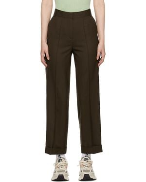 【関税込み】Still Here トープ Waiters トラウザーズ Still Here ブラック Waiters トラウザーズ ブラック | Lyst