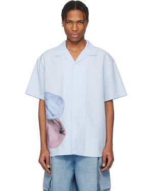 JW Anderson Balloon Embroidery Short Sleeve Shirt - White
