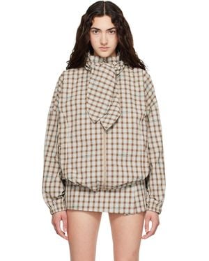 Sandy Liang Eddy Jacket - Brown