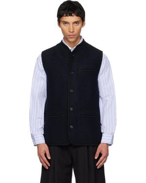 Rier Ssense Exclusive Walker Vest - Blue