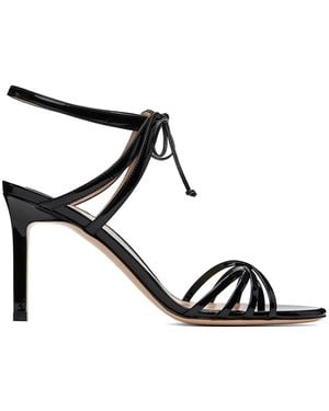 Tom Ford エナメルレザー Angelica ヒールサンダル - ブラック