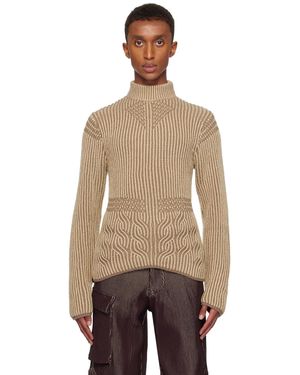 Isa Boulder Ssense Exclusive Rover Twisty Turtleneck - Natural