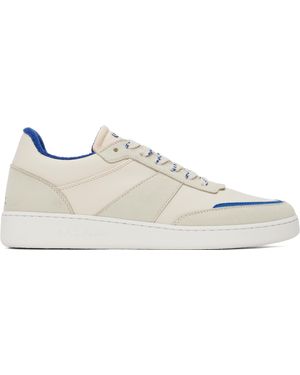 A.P.C. オフホワイト＆ブルー Plain スニーカー - ブラック