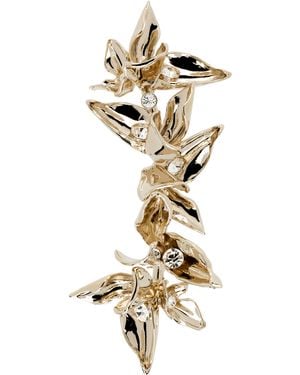 Erdem Flower Brooch - Metallic