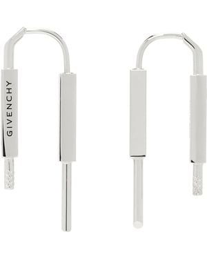 Givenchy U Lock Earrings - White