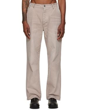 ALEXANDER DIGENOVA Taupe Underground Cargo Trousers - Natural