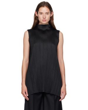 Pleats Please Issey Miyake Lamp Shade Top - Black