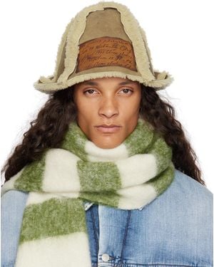Acne Studios シアリング バケットハット - グリーン