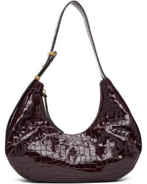 Rag & Bone Burgundy Hudson Leather Bag - Purple