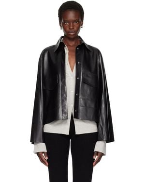 Nour Hammour Darcy Leather Jacket - Black