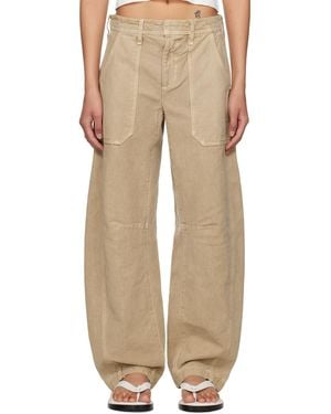 SLVRLAKE Denim Rookie Cargo Pants - Natural