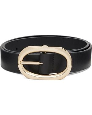 Anine Bing Signature Link Belt - Black