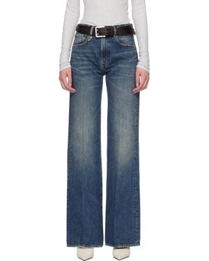 R13 Flared High-Rise Jeans - Blue