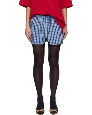 Vetements Push-Up Shirting Shorts - Blue