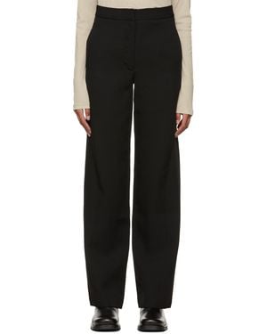 Deveaux New York Twisted Inseams Trousers - Black