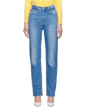 Levi's ブルー Ribcage フルレングス ジーンズ