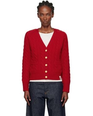 Bally Wool Cardigan - Red