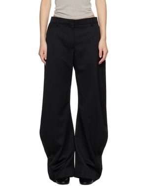 Acne Studios Wool Trousers - Black