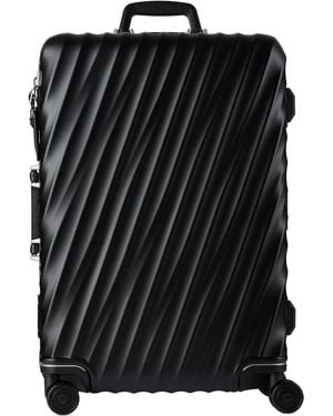 Tumi Short Trip Checked Suitcase - Black