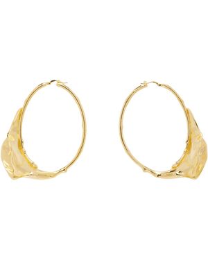 Chloé 'The Flower Soul' Hoop Earrings - Black