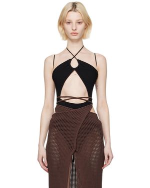ANDREADAMO Andreādamo Sleeveless Bodysuit - Black