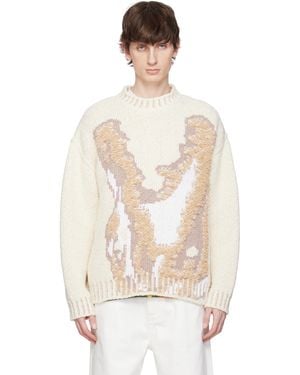 Lacoste ベージュ Lassie セーター - ホワイト