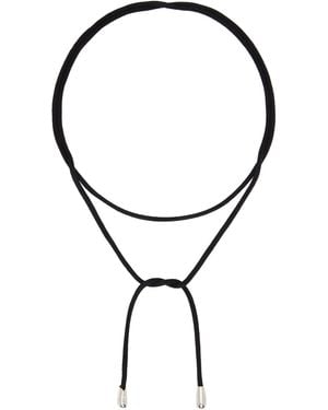 Sophie Buhai Elegant Shoelace Choker - Black