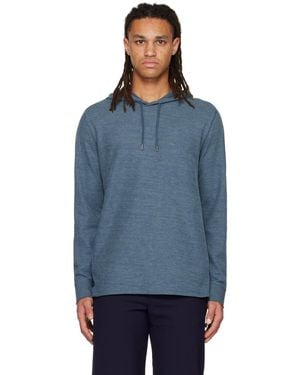 Vince ブルー サーマル フーディ - ブラック