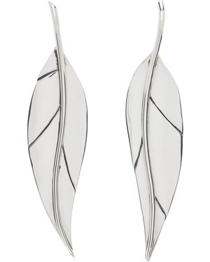 Sophie Buhai Leaf Earrings - Metallic