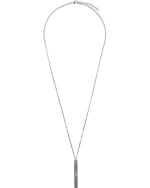 MM6 by Maison Margiela Numeric Bar Necklace - Metallic