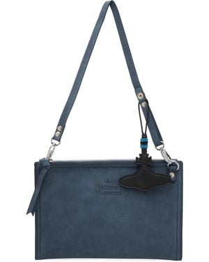 Vivienne Westwood Letter Crossbody Bag - Blue